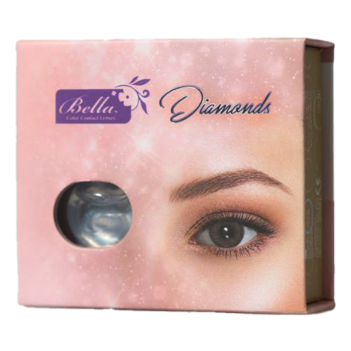 Bella Diamond Brown Monthly Contact Lens (2 Lens/Box)