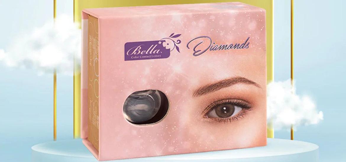 Bella Diamond Moon Stone Monthly Contact Lens (2 Lens/Box)